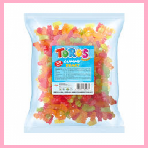 TOROS GUMMY BEARS 300'S TOROS GUMMY BEARS 300'S